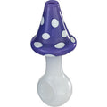 4" Milky Mushroom Hand Pipe - Purple by KushRX - Wholesale