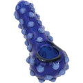 4" Polka Dot Spoon Stuffed Hand Pipe - Blue by Connection Store - Old HBH Wholesale - Wholesale