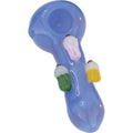 4" Cake Spoon Hand Pipe - Blue by Connection Store - Old HBH Wholesale - Wholesale