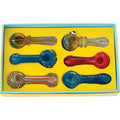 6ct. 4.5" Glass Hand Pipe by KushRX - Wholesale