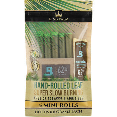 15 Ct. 5pk. King Palm Mini Pre-Roll Cone by King Palm - Wholesale
