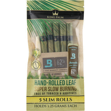 15 Ct. 5pk. King Palm Slim Pre-roll Cone by King Palm - Wholesale