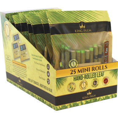 8 Ct. 25pk. King Palm Mini Pre-Roll Cone+ Boveda Pack. by King Palm - Wholesale