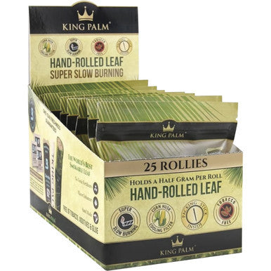 8 Ct. 25pk. King Palm Rollies Pre-Roll Cone + Boveda Pack . by King Palm - Wholesale