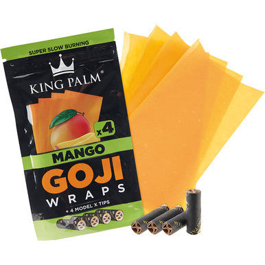 15 Ct. King Palm Goji Berry Wrap - Mango - 4pk by King Palm - Wholesale