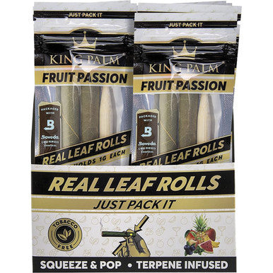 20 Ct. 2pk. King Palm Mini Size - Fruit Passion by King Palm - Wholesale