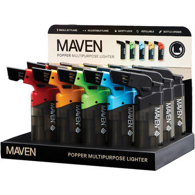 15Ct Maven Bottle Popper Torch by Maven - Wholesale