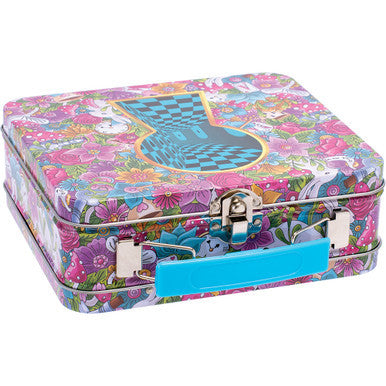 6.5In Large Tin Stash Box - Down The Rabbit Hole by Connection Store - Old HBH Wholesale - Wholesale