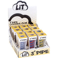 12ct. 3in Hand Pipes - LIT by Connection Store - Old HBH Wholesale - Wholesale
