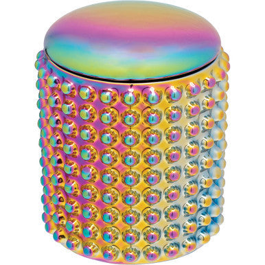 4In Large Dotted Ceramic Stash Jar - Spectrum by Connection Store - Old HBH Wholesale - Wholesale