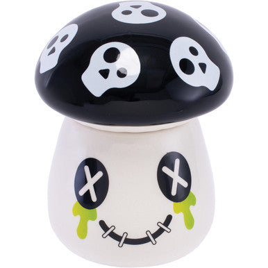 4.3In Mushroom Skull Stash Jar by Connection Store - Old HBH Wholesale - Wholesale