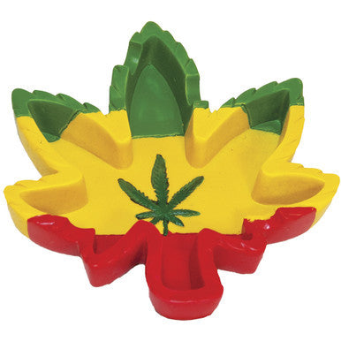 8ct. Poly Stone Leaf Shape Ashtray by Connection Store - Old HBH Wholesale - Wholesale