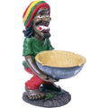 17" Large Jamaican Man Green Ashtray by Honeybee Herb Wholesale - Wholesale