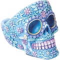 6ct. Poly Stone Floral Skull Shape Ashtray by Fujima - Wholesale