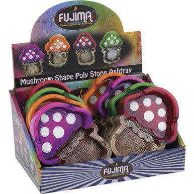 8ct. Mushroom Shape Ashtray by Fujima - Wholesale