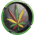 Big 6" Round Leaf Polystone Ashtray by Connection Store - Old HBH Wholesale - Wholesale