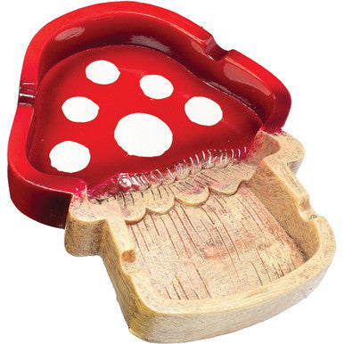 Big 6.5" Mushroom Polystone Ashtray by Fujima - Wholesale