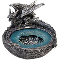 Silver Glitering Dragon Ashtray by Fujima - Wholesale