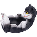 Black Trippy Cat Polystone Ashtray by Connection Store - Old HBH Wholesale - Wholesale