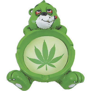 Large Hippy Bear Polystone Ashtray by Connection Store - Old HBH Wholesale - Wholesale