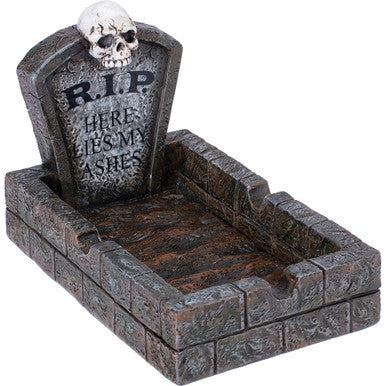 6.3in RIP Tombstone Ashtray by Fujima - Wholesale