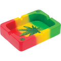 5.5in Rasta Leaf Playing Card Ashtray by Connection Store - Old HBH Wholesale - Wholesale