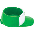6.5in Green Leaf Snapback Hat Ashtray by Fujima - Wholesale