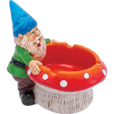 5in Gnome & Mushroom Ashtray by Connection Store - Old HBH Wholesale - Wholesale