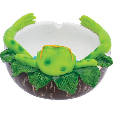 Chilling Green Frog Ashtray by Connection Store - Old HBH Wholesale - Wholesale