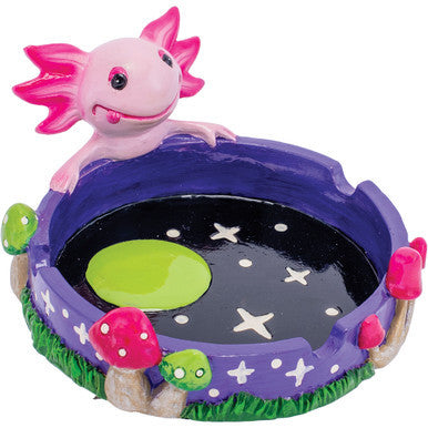 5in Pink Axolotl Star & Mushroom Ashtray by Connection Store - Old HBH Wholesale - Wholesale