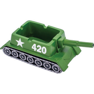 7.5 Green 420 Tank Ashtray by Fujima - Wholesale