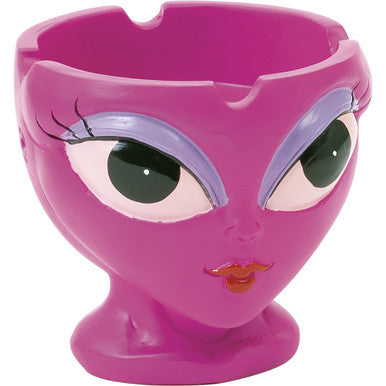 4ct. Green Alien Polystone Ashtrays by Connection Store - Old HBH Wholesale - Wholesale