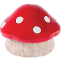 4.75in Red Mushroom Covered Ashtray by Connection Store - Old HBH Wholesale - Wholesale