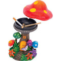 9.5in Large Mushroom Forest Hidden Ashtray by Fujima - Wholesale