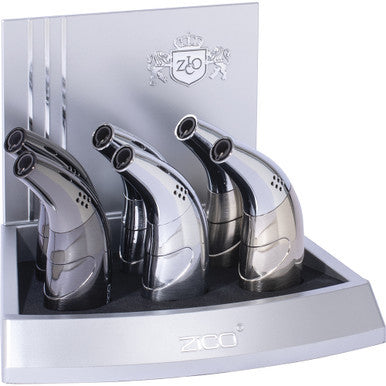 6Ct. Zico Angle Torch Flame Lighter by Zico - Wholesale