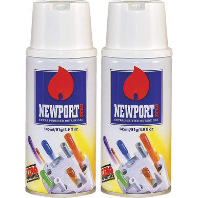 12Ct 145ml. Newport Butane Made In Uk by Connection Store - Old HBH Wholesale - Wholesale