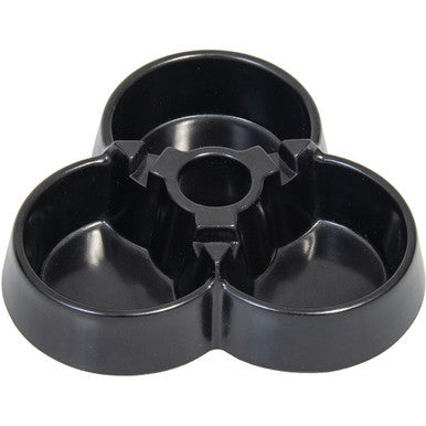 12ct. Black Melamine Ashtray by Connection Store - Old HBH Wholesale - Wholesale