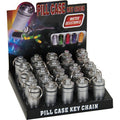 25 Ct. Pill Box/ Key Ring by Green Flower - Wholesale