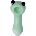 3.3in Light Green Cute Cat Ears Hand Pipe by Green Flower - Wholesale
