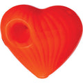 2.5in Orange Heart Hand Pipe by Connection Store - Old HBH Wholesale - Wholesale