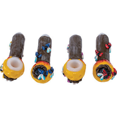5" Honey Bee Sucks Hand Pipe by Connection Store - Old HBH Wholesale - Wholesale