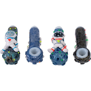 5" Space Astronut Hand Pipe by Green Flower - Wholesale