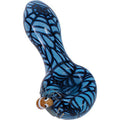 4" Spider's Web Hand Pipe by Green Flower - Wholesale