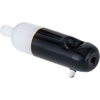 5" Capsule Hand Pipe - Black by Connection Store - Old HBH Wholesale - Wholesale