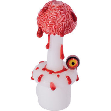 4.5in Red Blood Brain with Eye Hand Pipe by Connection Store - Old HBH Wholesale - Wholesale