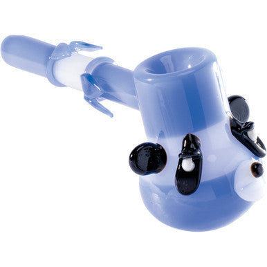 6.5in Blue Panda Hand Pipe by Connection Store - Old HBH Wholesale - Wholesale