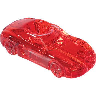 5in Red Glycerin Car Hand Pipe by Connection Store - Old HBH Wholesale - Wholesale