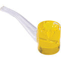 5in Yellow Glycerin Sherlock Hand Pipe by KushRX - Wholesale
