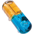 4.2in Sunny Pink Glycerin Pill Hand Pipe by Connection Store - Old HBH Wholesale - Wholesale
