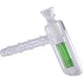 7in Green Matrix Perc Torus Hand Bubbler Pipe by Green Flower - Wholesale